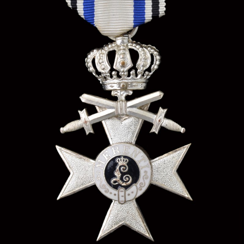 Bavarian order of military merit 2nd class with swords and crown