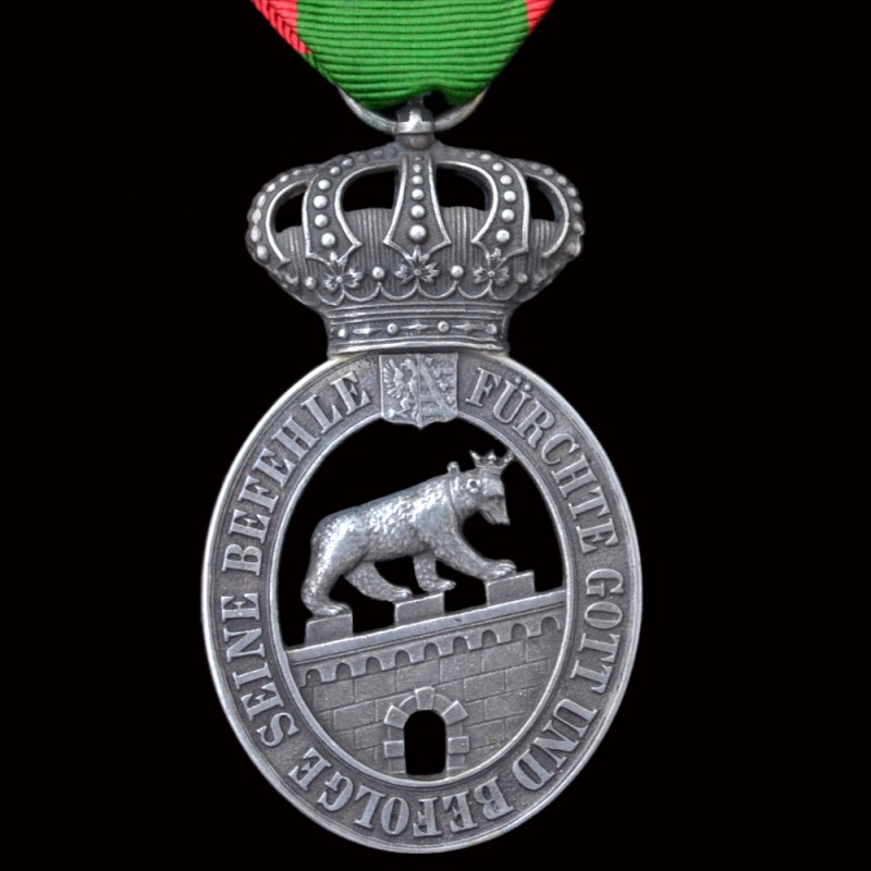 The badge of the order of Albrecht the Bear 2nd class with crown, Anhalt