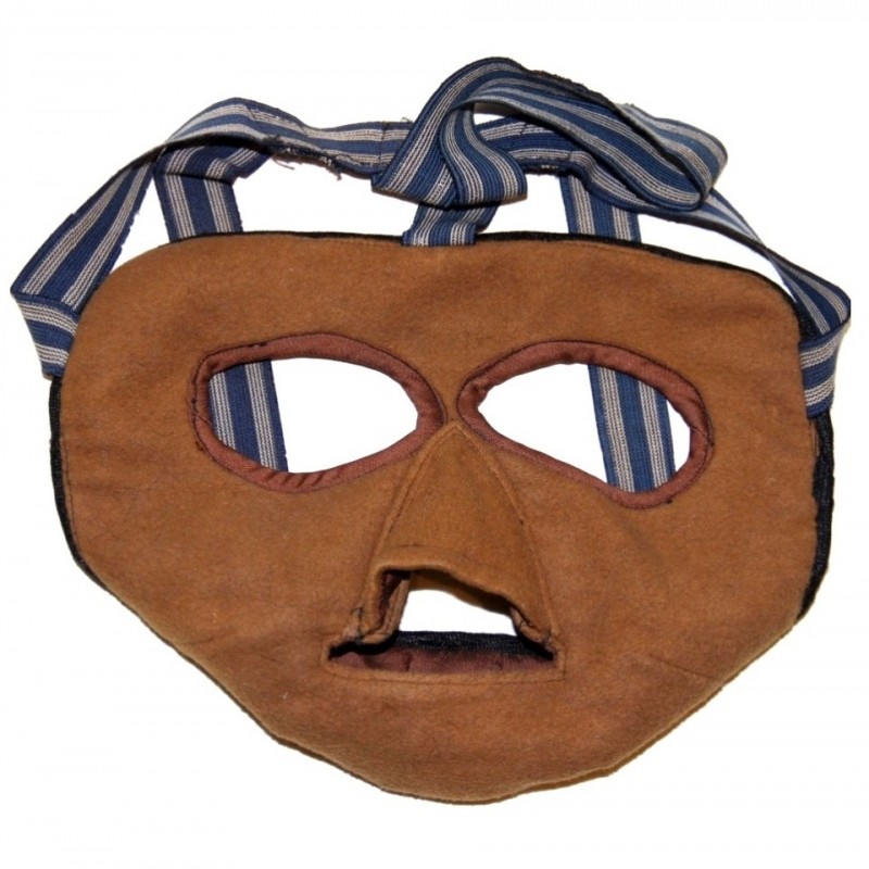 Flight mask of the red army air force with tag manufacturer