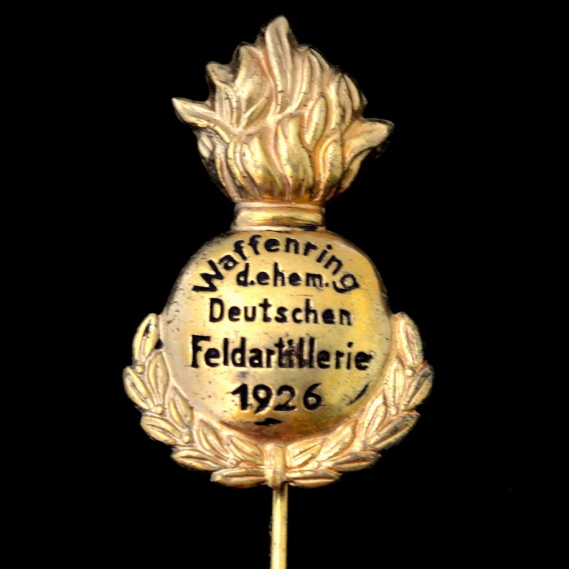 Membership badge of the Union of veterans of field artillery