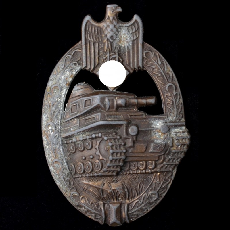 Sign for a tank attack, version in bronze