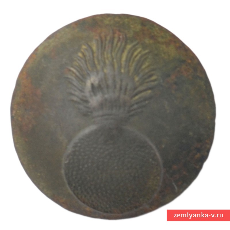 Button from the uniform of the lower ranks of Grenadier regiments RIA