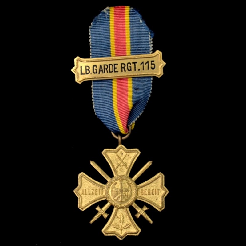 Shoe with cross veteran of the 115th life guards regiment