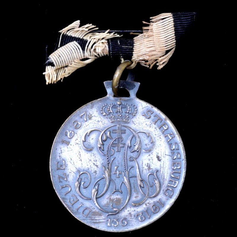 Medal in memory of the 25th anniversary of the 4th infantry regiment of Lorraine No. 136