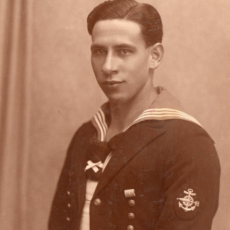 Photo of the sailor-torpedoman of the Kriegsmarine