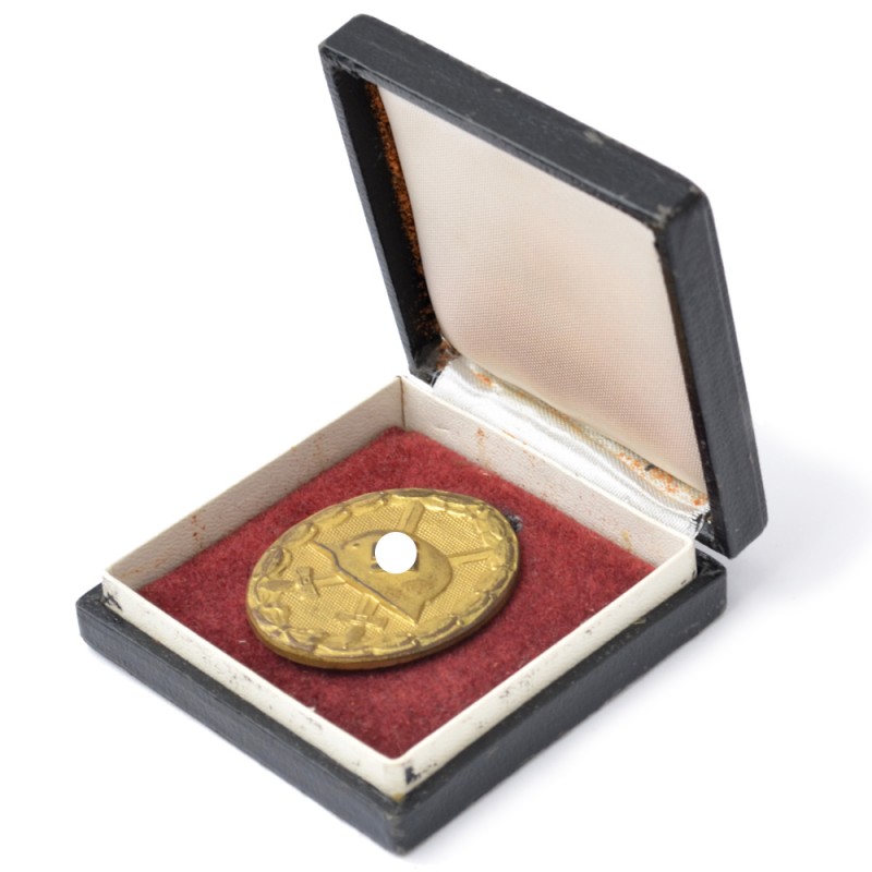 The sign For "wound" of the sample in 1939, the degree of gold, in box