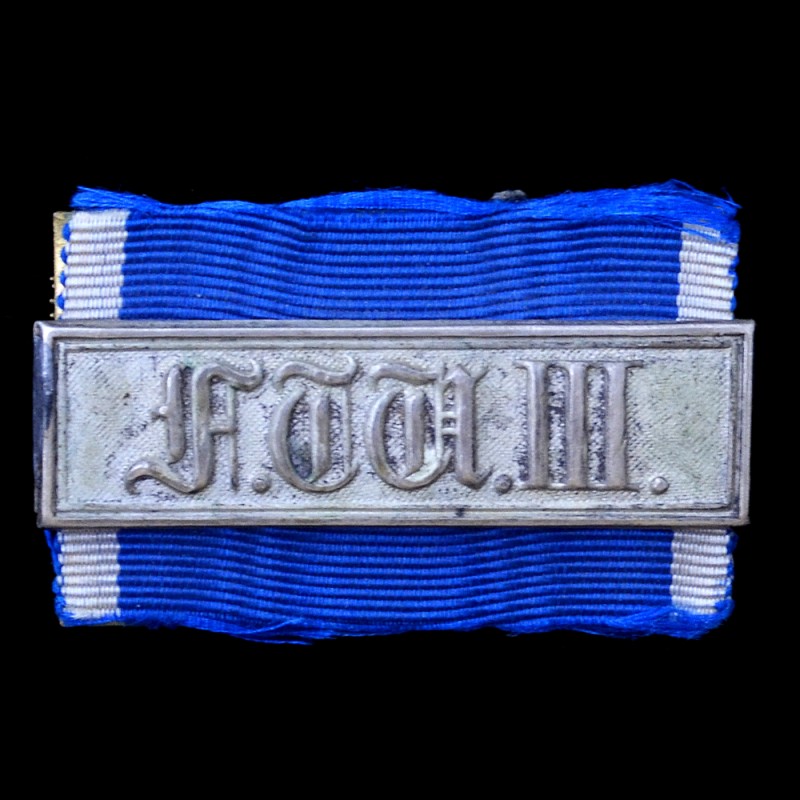 Prussian plate "service", degree in silver