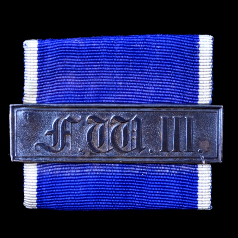 Prussian plate "service", a degree in steel