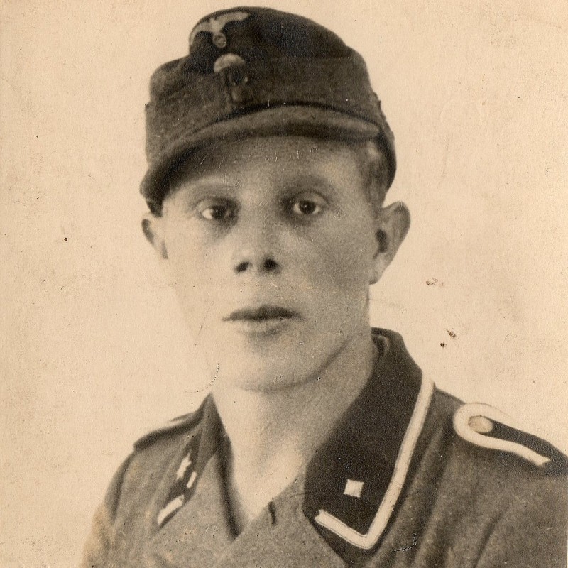Rare photo non-commissioned officer of karst mountainous parts of the Wehrmacht