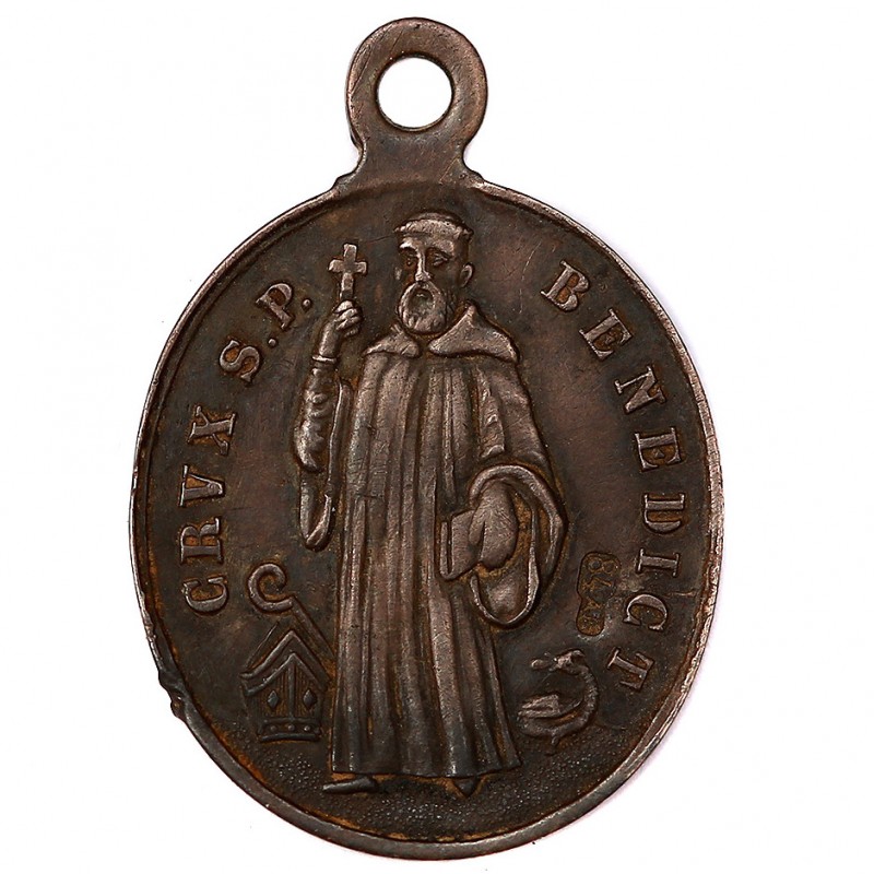 The badge of the society of St. Benedict, the Russian branch of the