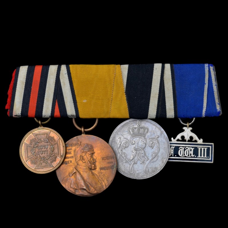Premium pad is a veteran of the Franco-Prussian war