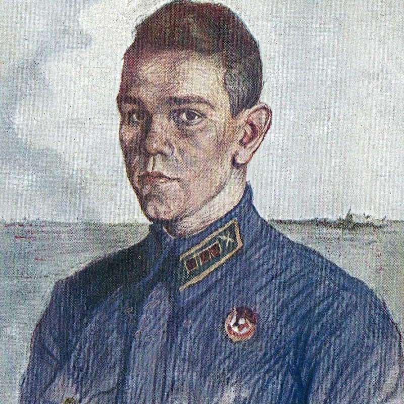 Postcard "the fighter Pilot Vladimir Kharitonov, who shot down 19 aircraft"
