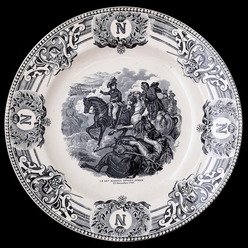 Plate with a portrait of General masséna