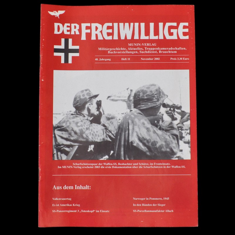 The magazine of veterans of the SS "Der Freiwillige"