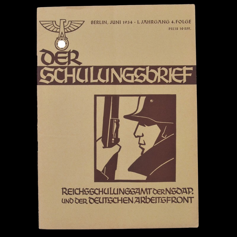 The NSDAP magazine "Der Schulungsbrief" ("Learning letters"), June 1934