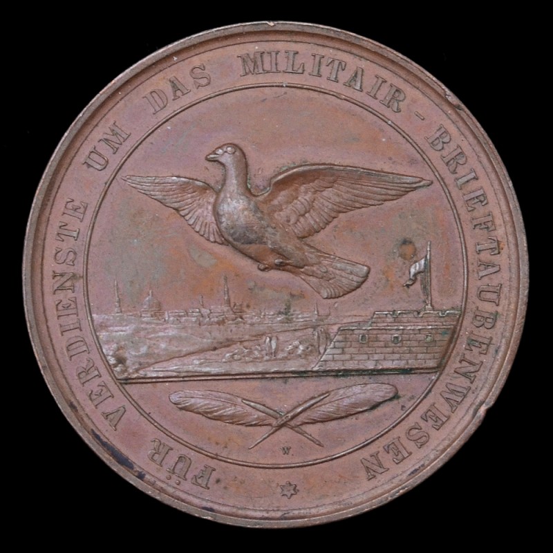 Medal "Military carrier pigeon", bronze
