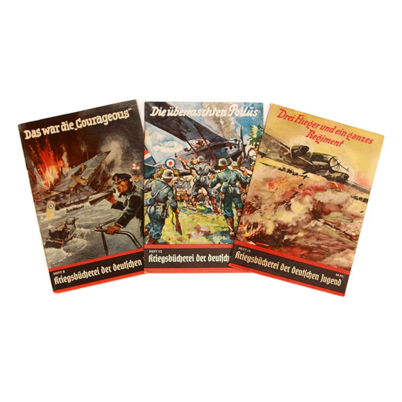 Lot of German Hitler youth magazines