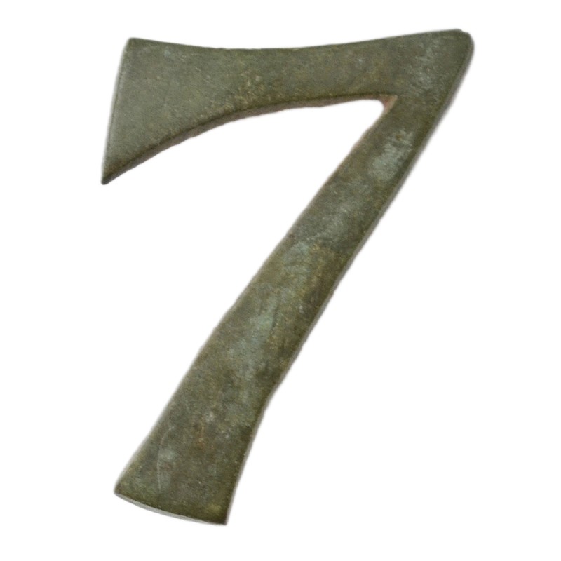 The number "7" from the Russian ladunni period of the war of 1812