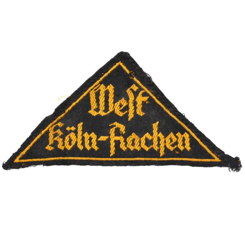 Shoulder patch the patch is "West Koln-Aachen" Hitler youth