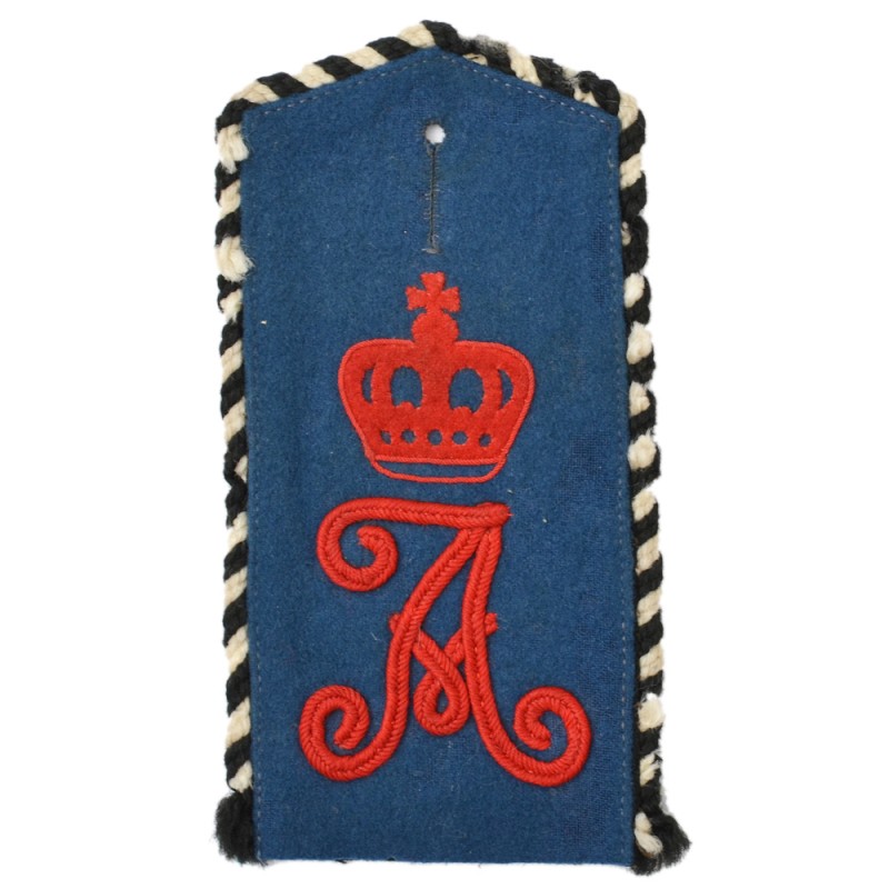 Shoulder board of the 1-year volunteer of the 4th Guards Grenadier Queen Augusta Regiment
