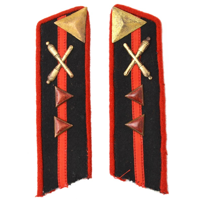 Buttonholes of the sergeant of artillery of the Red Army model 1940