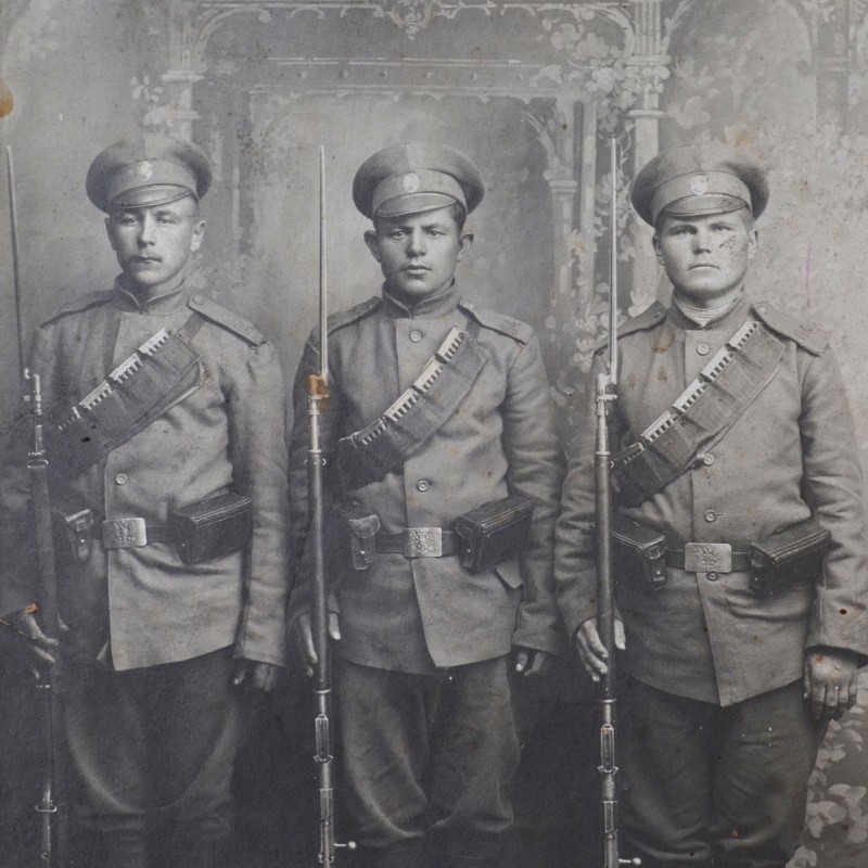 Photo of the shooters of the 64th Kazan Infantry Regiment