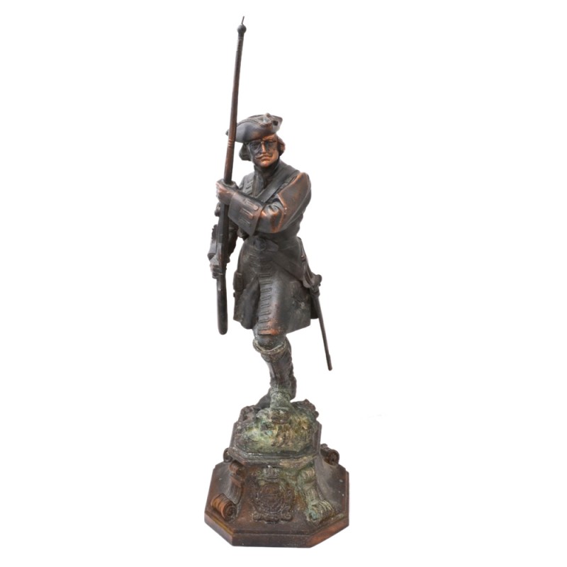 Sculpture " Soldier with a gun"