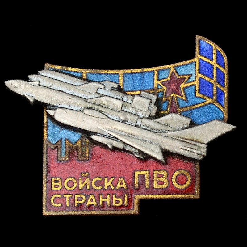 Badge "air defense Forces of the country»
