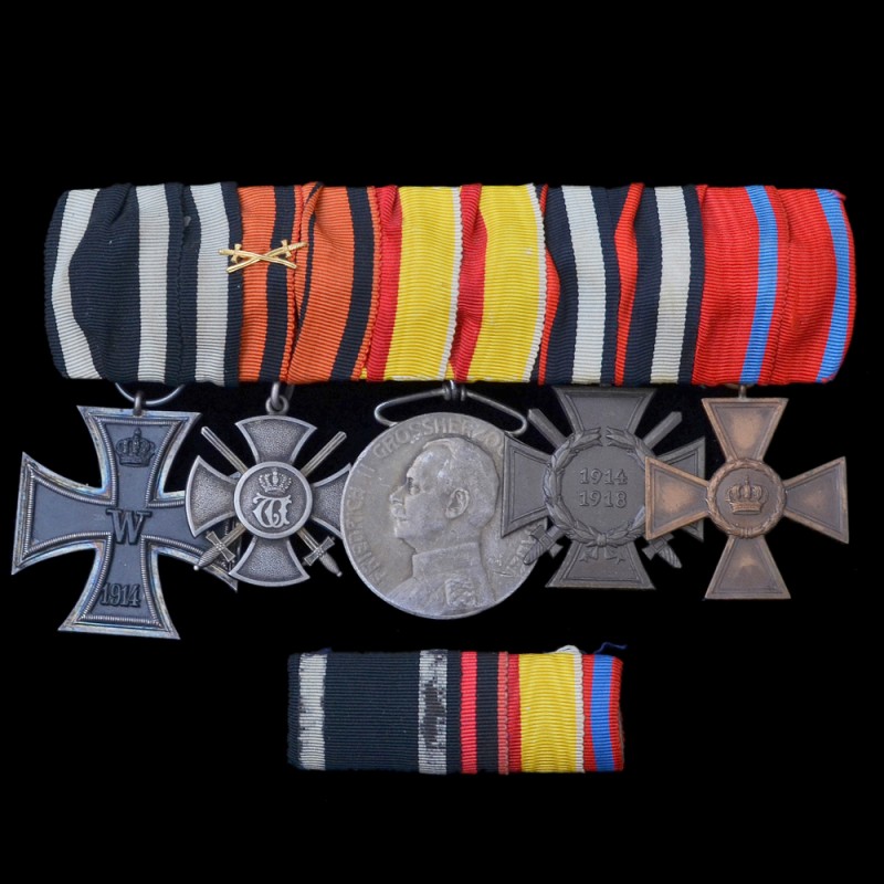 Württemberg officer's award pad, complete with spangle