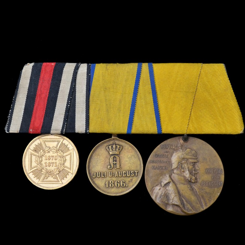 Award pad of the Franco-Prussian war participant, Nassau