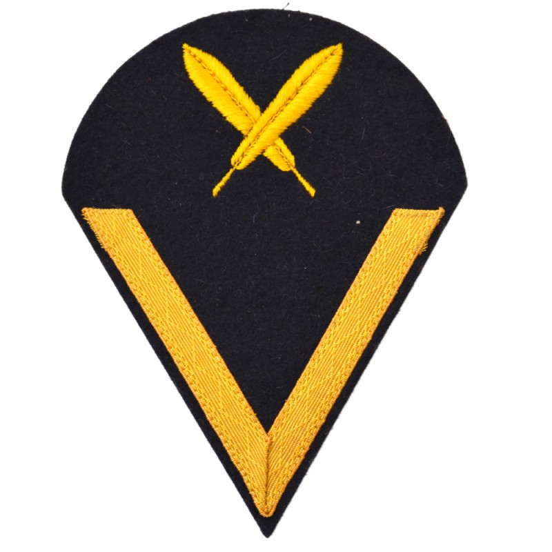 Sleeve patch (special badge) of the senior clerk of the Kriegsmarine
