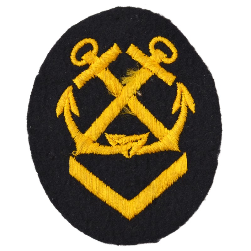 Arm patch (special badge) of the senior helmsman of the Kriegsmarine