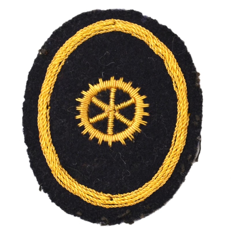 Arm patch (special badge) of a Kriegsmarine mechanical cadet