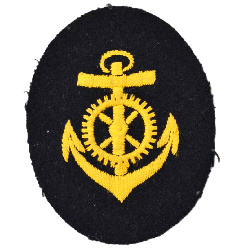 Arm patch (special badge) of the Kriegsmarine ship mechanic