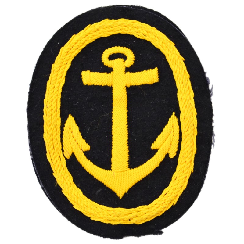 Sleeve patch (special badge) on the sports uniform of Kriegsmarine officers