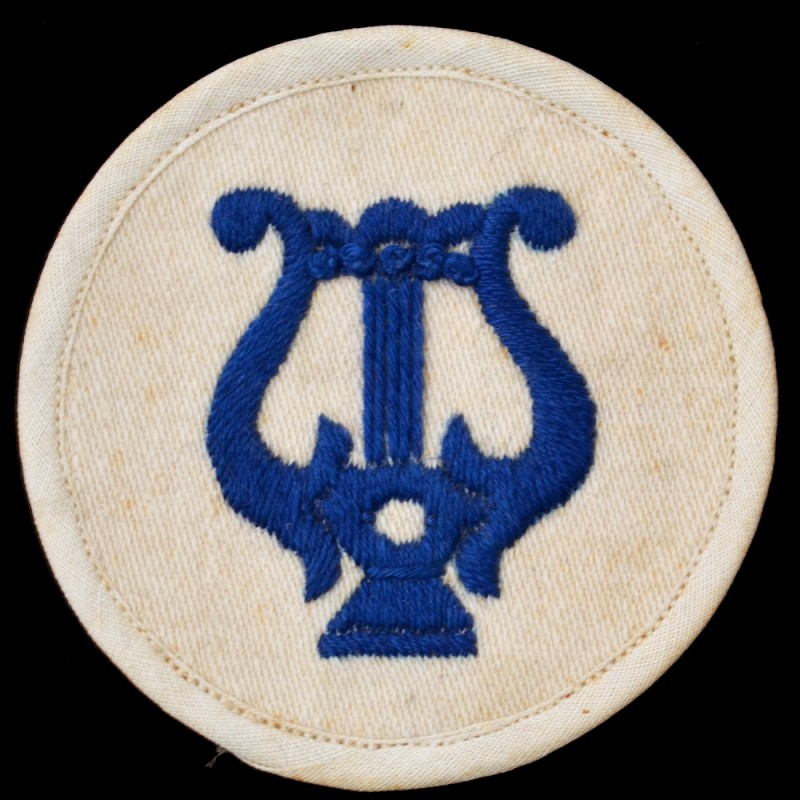 Sleeve patch (special sign) on the white uniform of the Kriegsmarine musician