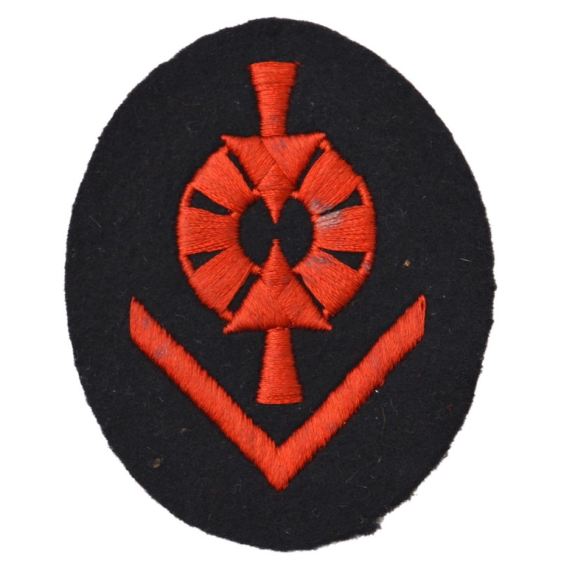 Sleeve patch (special badge) of the senior gunner of the Kriegsmarine gun 