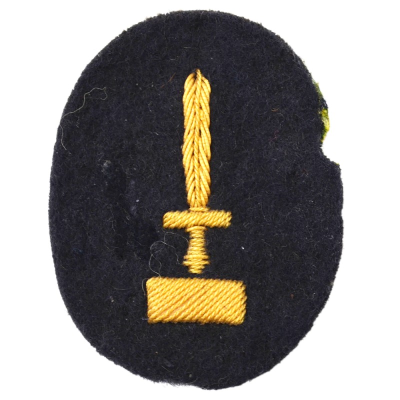 Shoulder sleeve patch of the officer of justice of the Kriegsmarine
