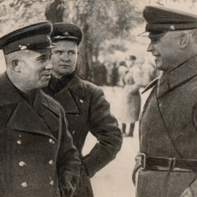 Photo of N. S. Khrushchev at the front