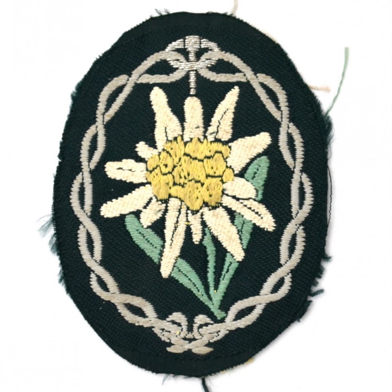 Armband patch of the officers of the mountain-jaeger units of the Wehrmacht, BeVo