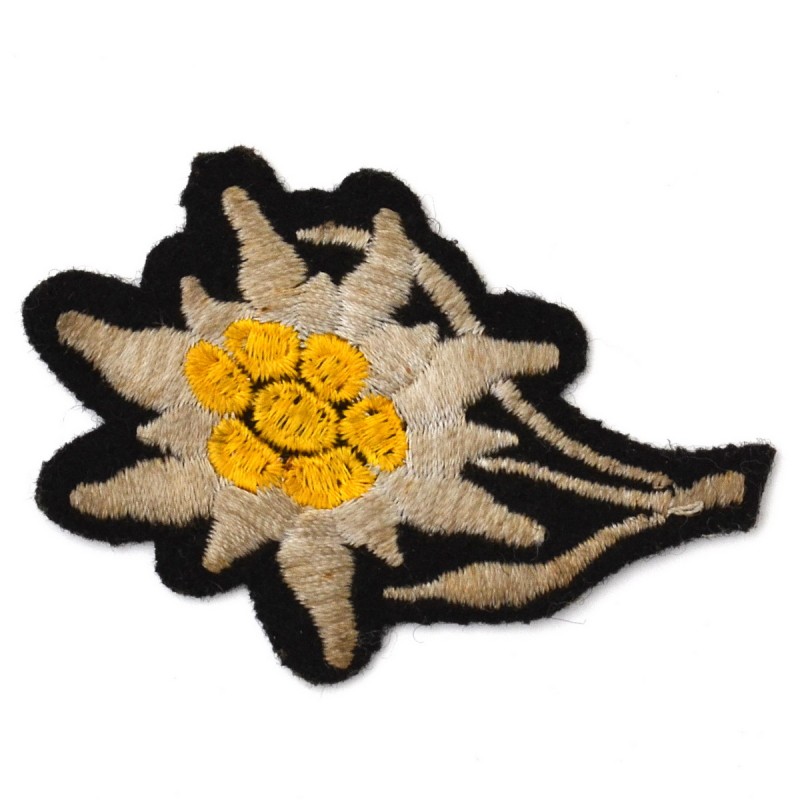 Patch on the cap of the SS mountain ranger units