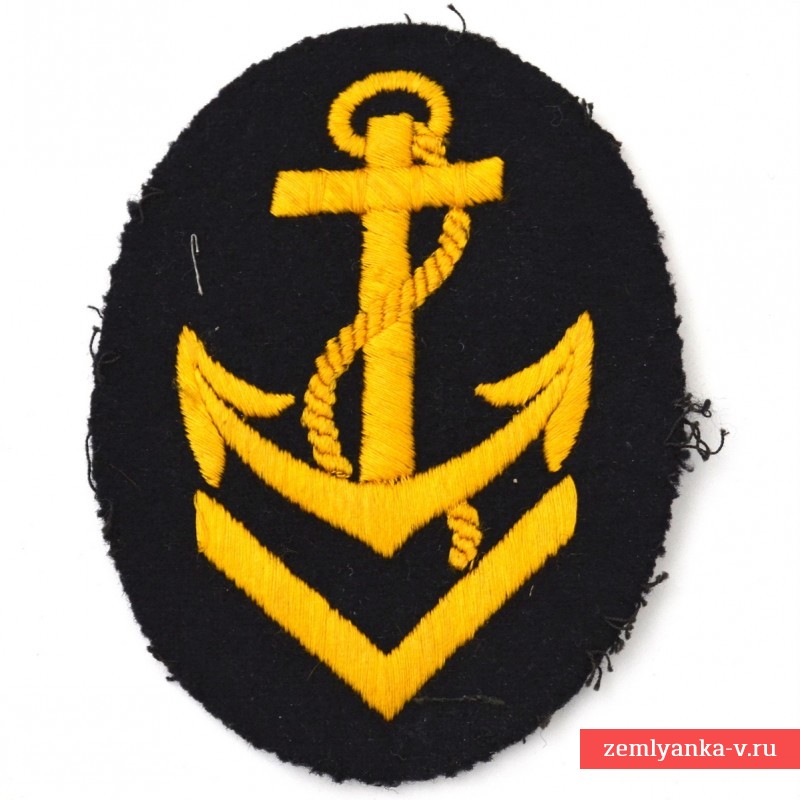 The arm patch of the senior boatswain of the Kriegsmarine