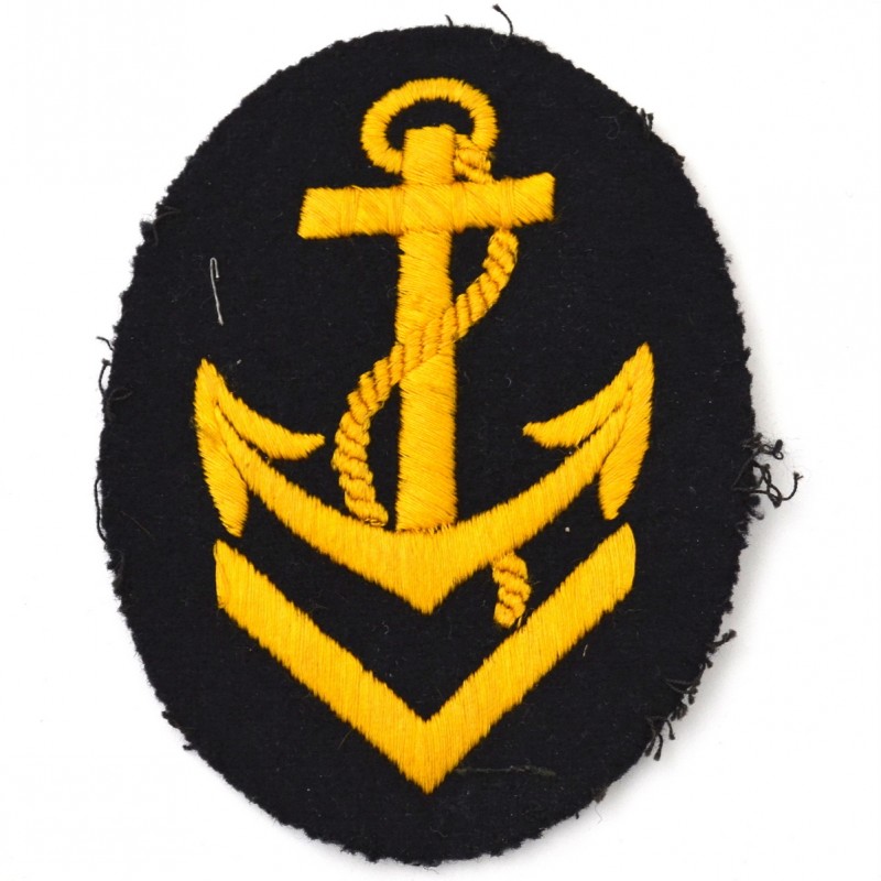The arm patch of the senior boatswain of the Kriegsmarine