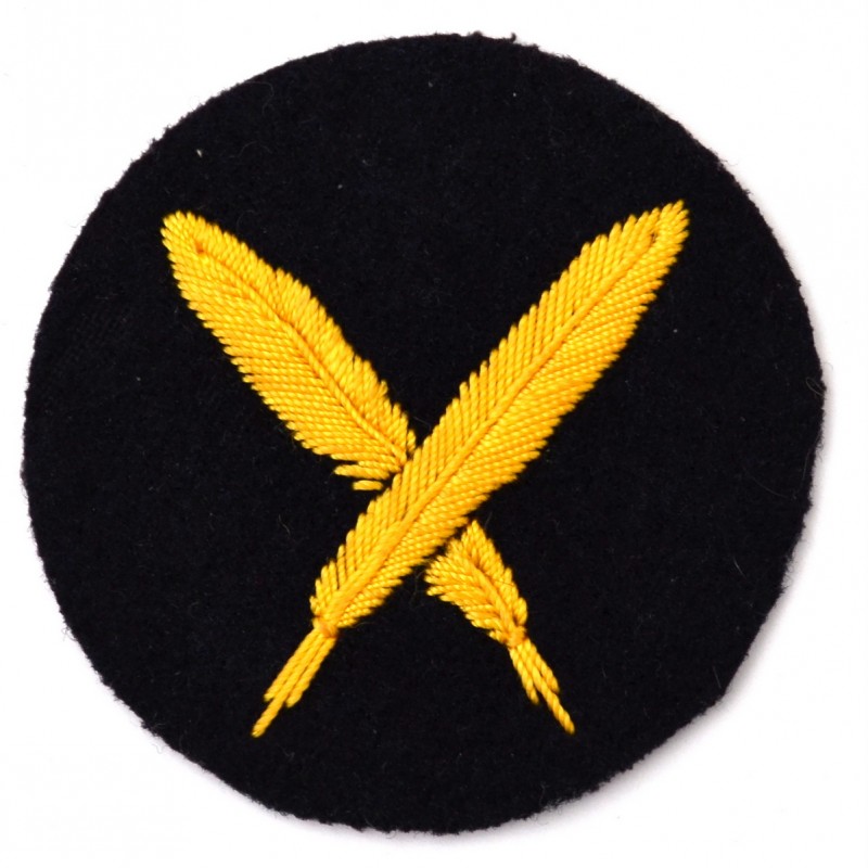 Shoulder sleeve patch of the clerk of the Kriegsmarine