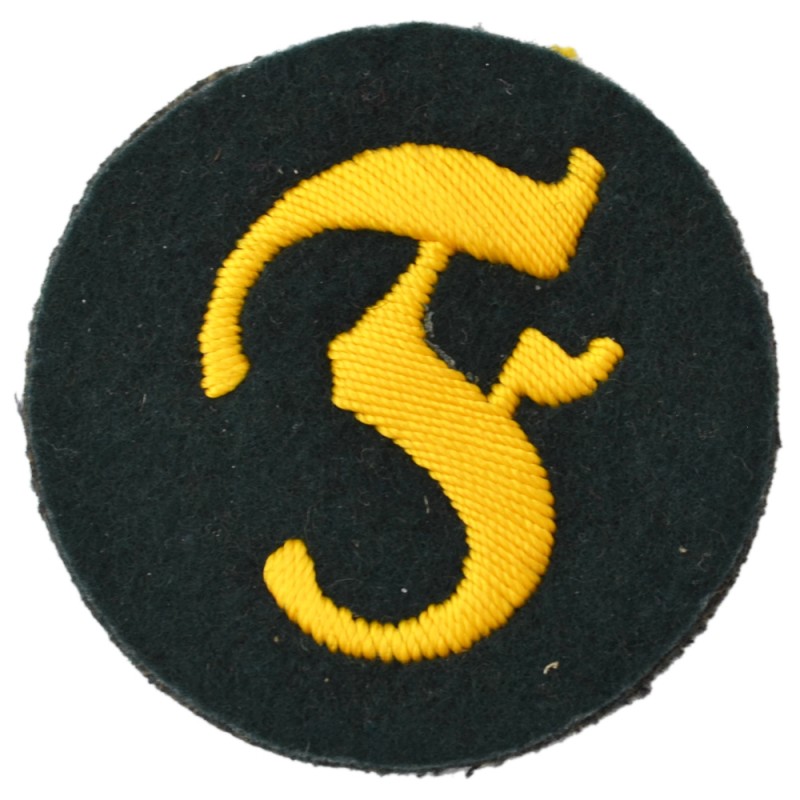 Wehrmacht fireworks patch on the Waffenrock