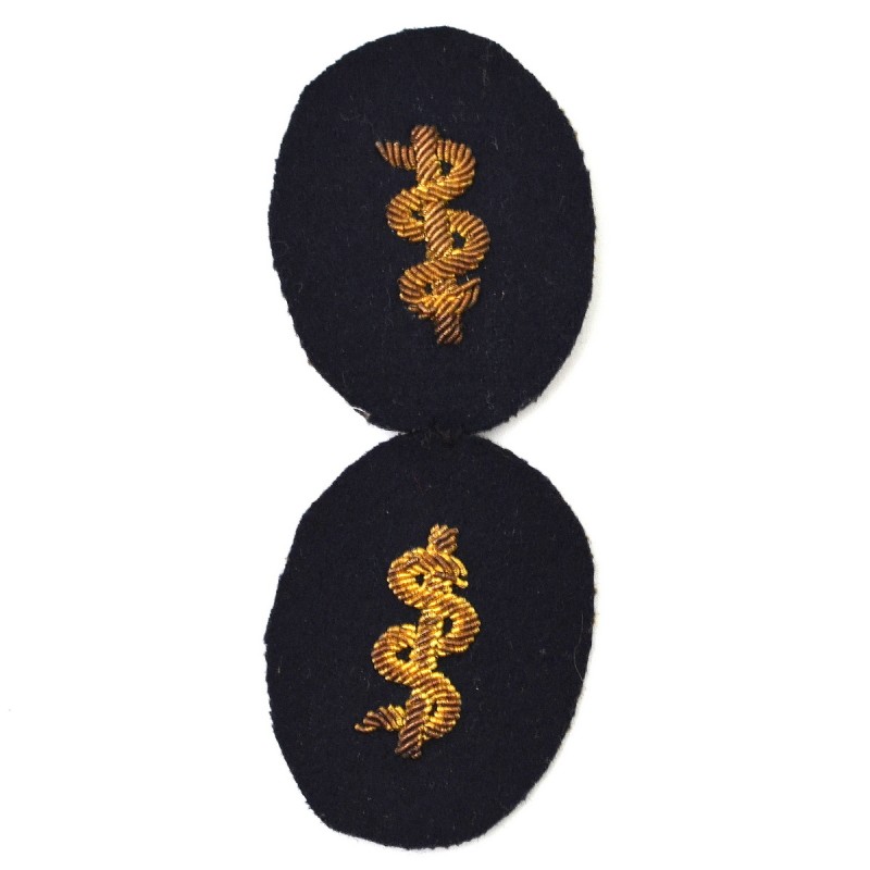 Kriegsmarine Medical Officer's Arm Patches