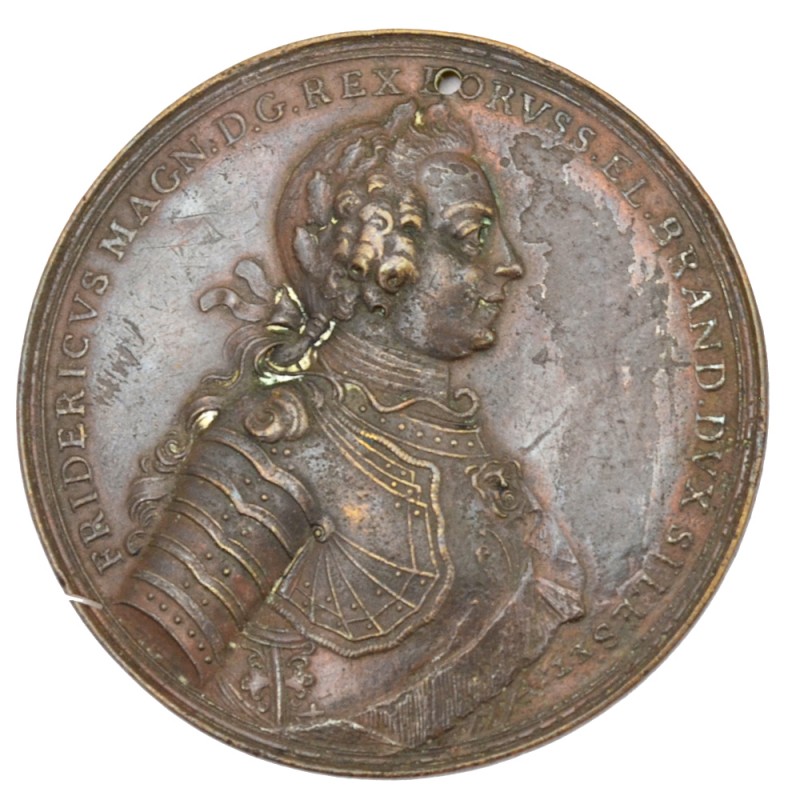 Bronze medal in memory of the victory over Austria near Prague in 1757