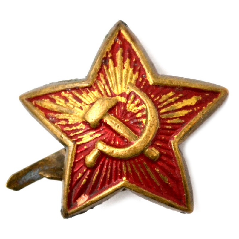Star on the cap of the Red Army 1930-40-ies