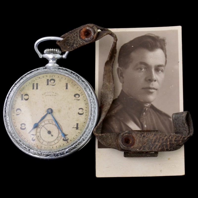 Award watch Chertkov V. F. from the NKVD with a photo of the owner