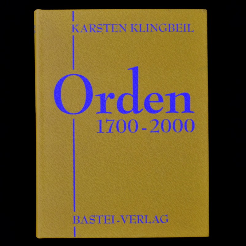 The book "German Orders of 1700-2000", 1 vol.